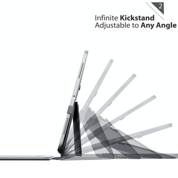 Apple iPad Pro 9.7-inch Keyboard Case 10 Backlit Color Keys 1st Generation 2016 - Picture 5 of 7